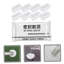 Operitacx 20pcs Sealing Clay for Wall Repair Hole Filling Mud for Air Conditioning Sewer and Wall Socket Gaps Easy One Handed Application