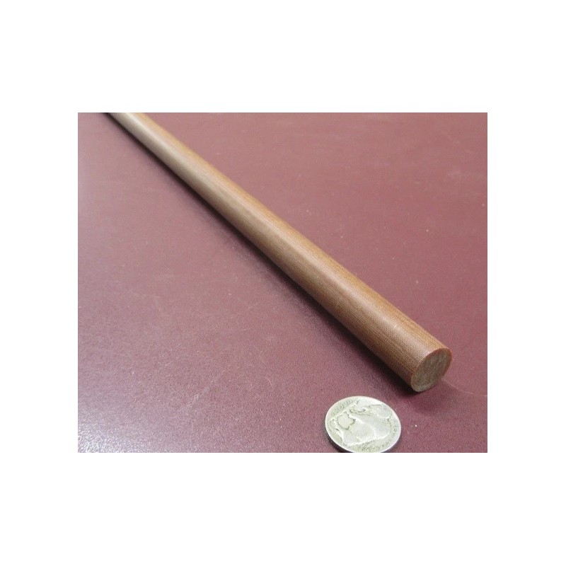 Micarta Phenolic Micarta LE Linen Rods .625" (5/8") Diameter x
