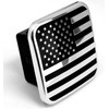 eVerHITCH USA Metal Flag Hitch Cover (Fits 2" Receiver, Black