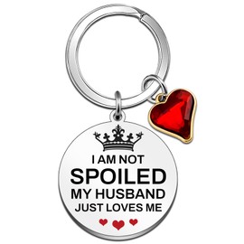 Yaxkvapu Gifts for Wife Sweetest Gift from Husband Wife Birthday Gift Ideas Mothers Day Valentines Christmas Wedding for Women Funny Couples Keychain