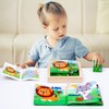 6 in 1 Montessori Puzzles for Toddlers 2,3,4,5years Old,Wooden Animals