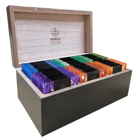 Horley, Caja de Madera Varios Sabores, 655 gramos