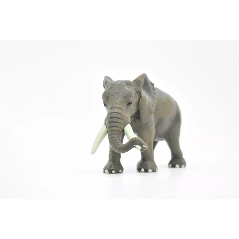 Deshen Du Elephant Toy, African, Model, Figure, Educate, Realistic Rubber
