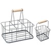 KitchenCraft Living Nostalgia Wire Egg Basket - Grey