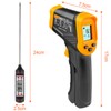 Gvolatee Meat Thermometer, Infrared Thermometer, Digital Laser, Temperature Meter, Infrared