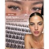 Wtvane Wispy Lash Clusters Kit Fluffy Eyelash Clusters Lashes Kit