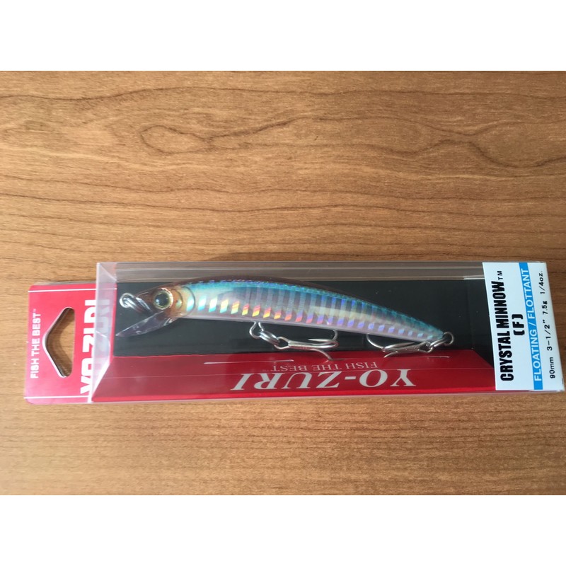 YO-ZURI(ヨーヅリ) ミノー クリスタルミノー(F) ミノー 90mm HSM R1123-HSM HSM:スメルト 90mm ルアー