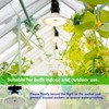 JMXULONG Outdoor LED Grow Lights, Waterproof String Grow Light, Full