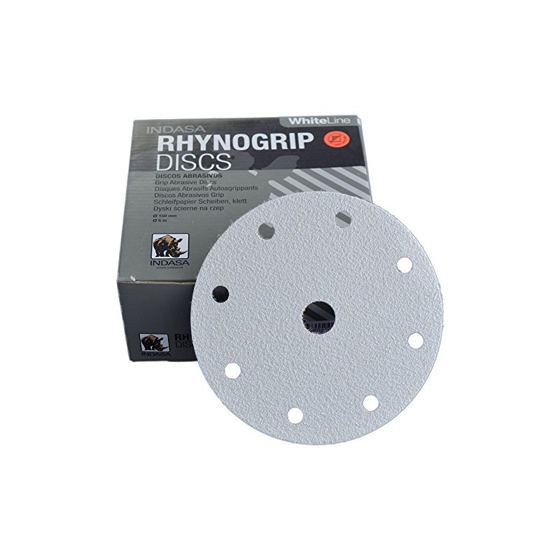 Pack of 50 Eccentric Sanding Discs 9-Hole Diameter 150 mm
