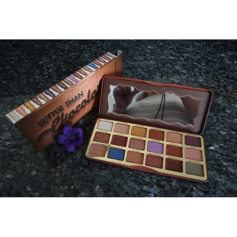 Too Faced better than chocolate cocoa infused eyeshadow palette new