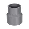 TOP-VIGOR PVC Reducing Coupling Hub by Hub 50mm x 63mm