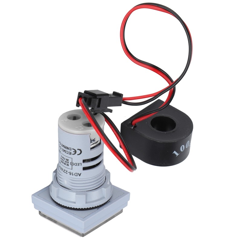 Current Signal Indicator Universal 3‑Display Square Lamp Light 60~500V AC