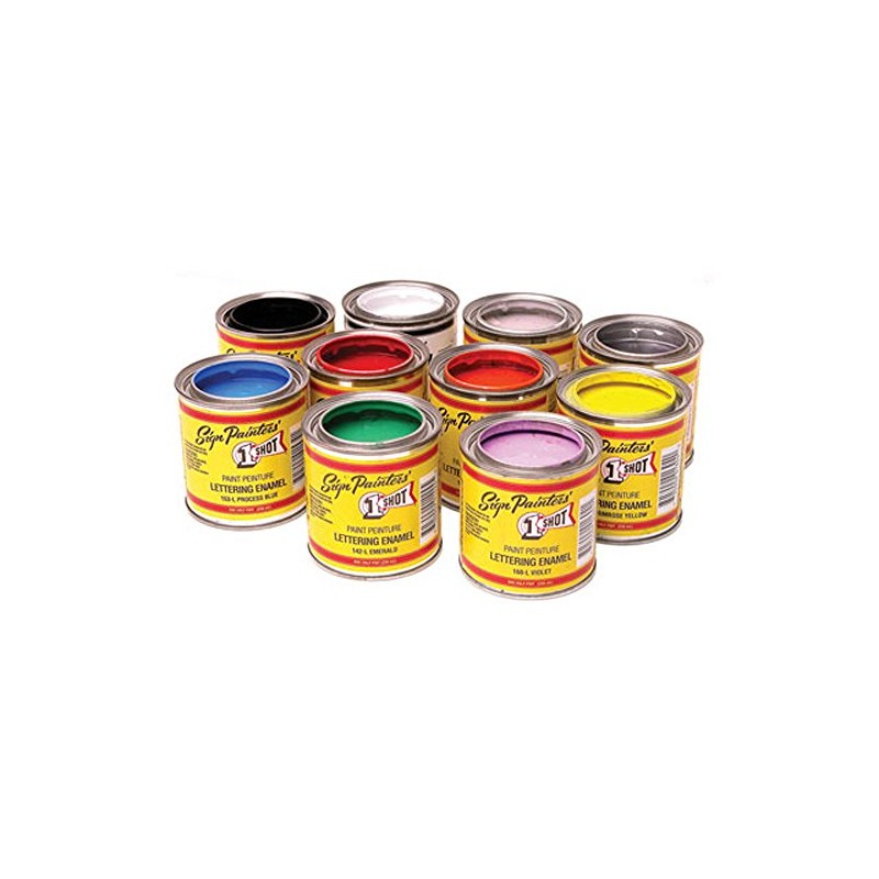 1 Shot 1 Quart PRIMROSE YELLOW Paint Lettering Enamel Pinstriping