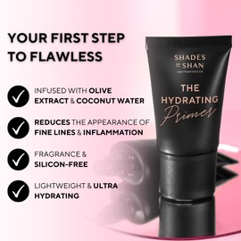 Shades By Shan The Hydrating Primer, Moisturizing Makeup Base with Olive Extract and Coconut Water - 1 x 0.5 Fl.Oz.