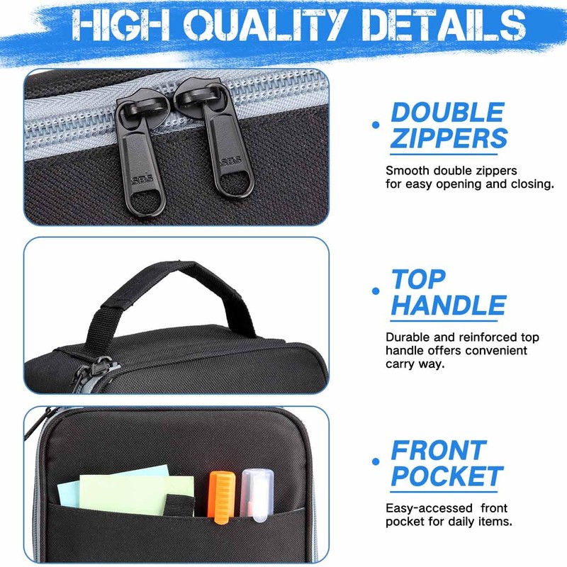 Kasgo Large Pencil Case, 54 Slots Stationary Pencil Pouch with