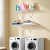 VEVOR Wire Shelf Kit, 3 ft, Set of 2, Wall