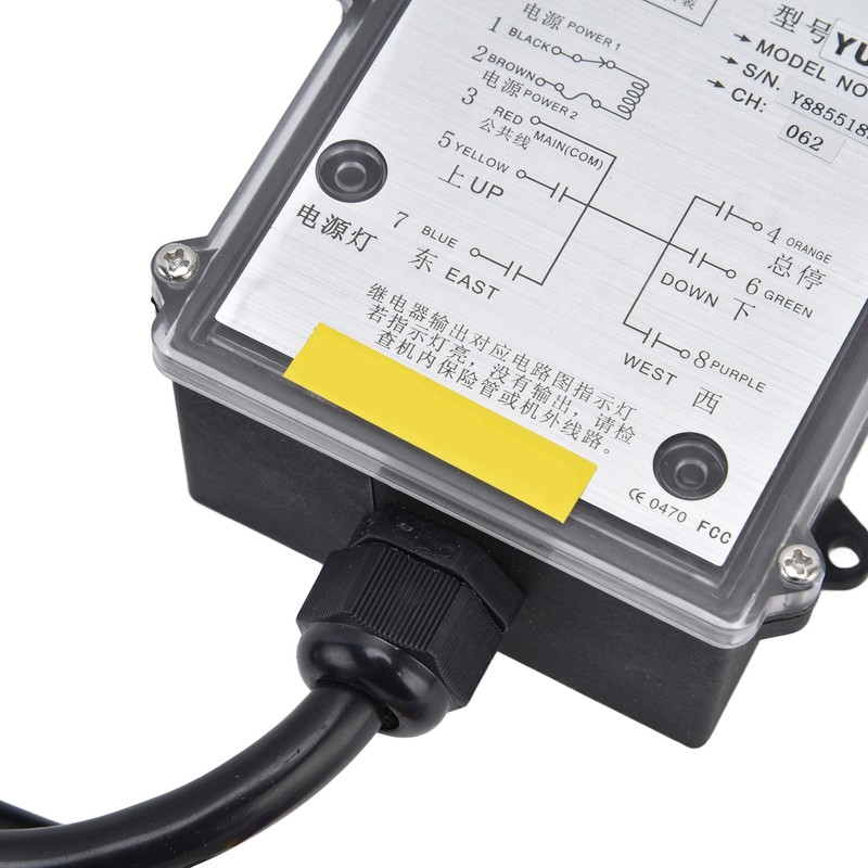 Industrial Remote Control Switch Transmitter Kit Single Handle for Electric