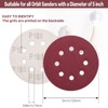 STEBRUAM 100PCS 125mm Sanding Discs 180 Grit, 5 Inch 8