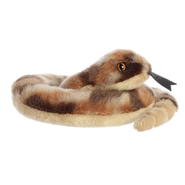 Aurora® Adorable Mini Flopsie™ Ruse Rattlesnake™ Stuffed Animal - Mini Companions Ready for Playful Adventures - for Kids All Ages, Toddlers, Adults, and Families - Brown 6 Inches