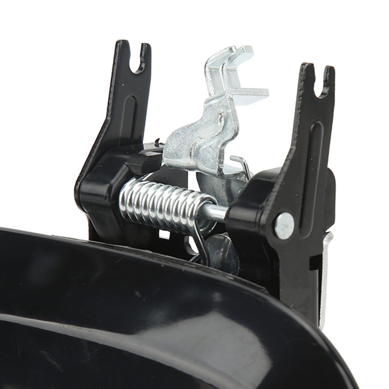 Car Rear Outer Exterior Door Handle Black ABS Replacement for