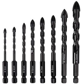 GOOMAND Glass Drill Bit, Tile, Drill Bit, For Drilling Carbide Blades, Hexagonal Shaft, For Drilling Pottery, Glass, Tile, Castings, 0.11, 0.2, 0.3, 0.2, 0.2, 0.3, 0.3, 0.3, 0.3, 0.39, 0.39, 0.47, 0.4, 0.5, 0.5, 0.5, 0.5, 0.5, 0.5, 0.5, 0.5, 0.5, 0
