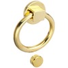 Baldwin 0195031 Ring Door Knocker, Unlacquered Bright Brass