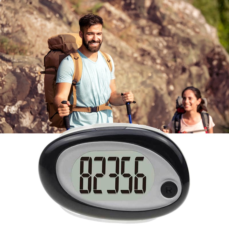 3D Sensor Pedometer Step Counting Device Clip-on Pedometer with Detachable