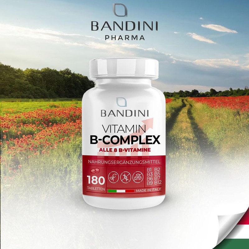 Bandini® Vitamin B Complex - 180 Tablets | High Dose: