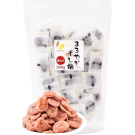 Rifuko Mellow Dried Plum, Seedless Plum, Individual Packaging, 17.6 oz (500 g) (Approximately 130 Pieces), Large Capacity, Commercial Size, Comes in a Convenient Storage Stand Bag, Dried Plum,