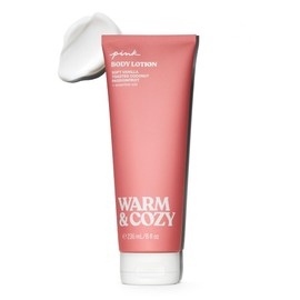 Victoria's Secret PINK Warm & Cozy Fragrance Body Lotion, Notes of Vanilla, Coconut & Passionfruit (8 oz)
