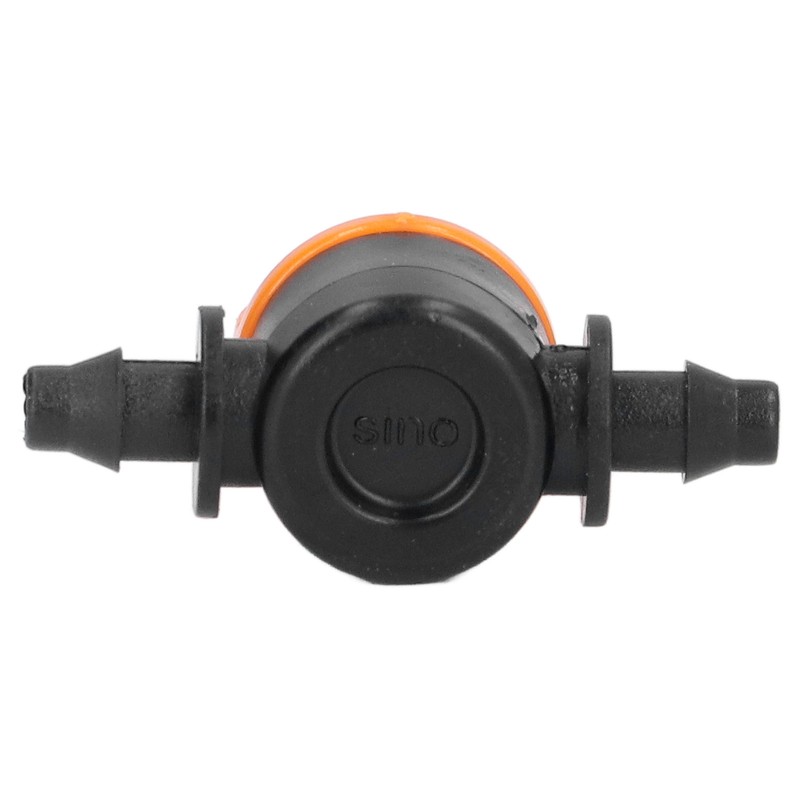 100Pcs 4/7 Barb Valve Irrigation Mini Pipe Water Valve Through
