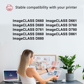 L50 High-Yield Black Toner Cartridge 1-Pack Replacement for Canon L50 Toner Cartridge for ImageClass D660 D661 D680 D760 D761 D780 D860 D861 D880 Printer