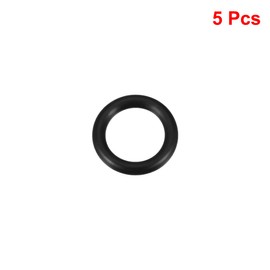 sourcing map 5 Pieces Metric Nitrile Rubber O-Rings Seals 17mm x 25mm x 4mm Rubber Seal Sealing Ring for Cream Dispenser Pump Quick Coupling Replacement Seal Transfer Adapter