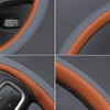 MEWANT Hand Sewn 3D Style Steering Wheel Cover Wrap for