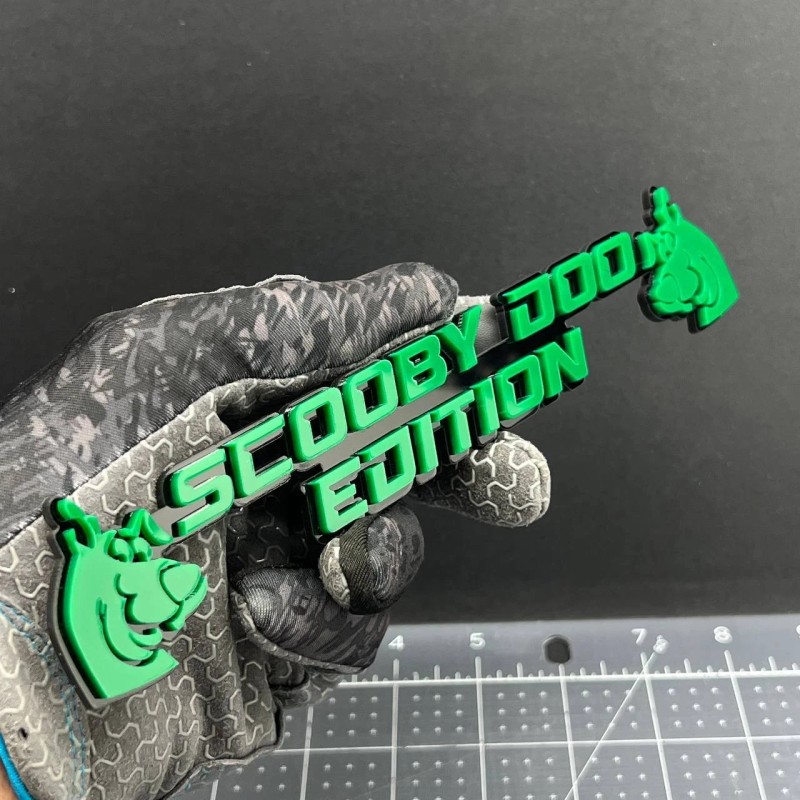 Emblem Badge Scooby Doo Edition Emblem – 3D Multicolor Acrylic