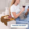 BLUEWEST Sofa Armrest Tray, Arm Table Sofa Arm Tray with