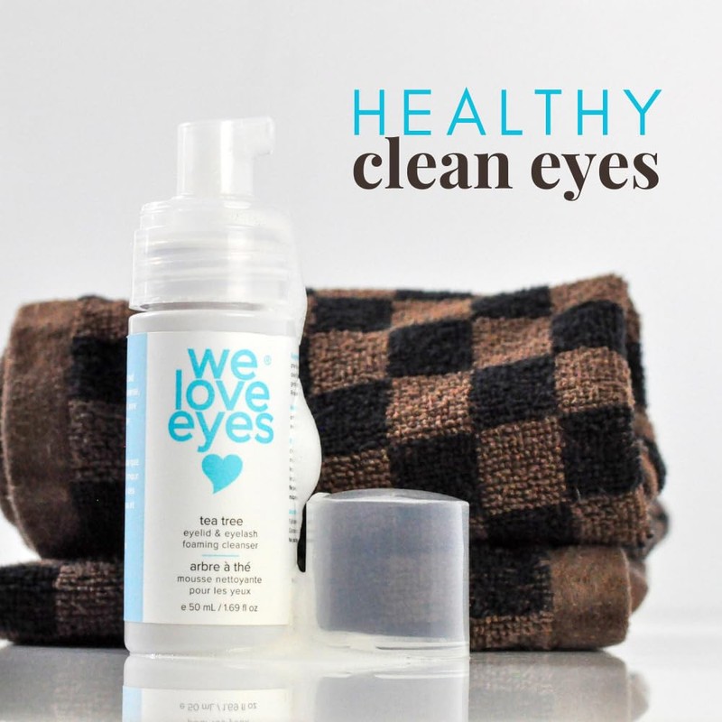 We Love Eyes: Tea Tree Eyelid Foaming Cleanser - Vegan.