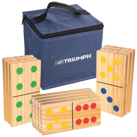 Triumph EE. UU. Domino Set, 28 pieza Madera Lawn Talla única