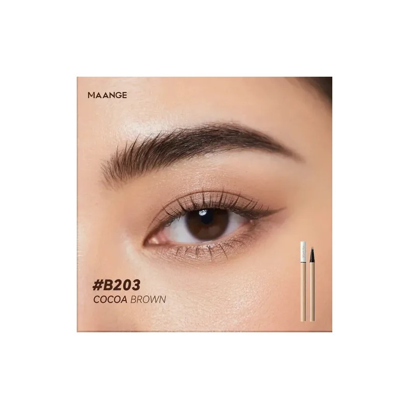 Lapiz Para Cejas,Delineador de Cejas LíQuido,Efecto 3D Waterproof,Natural Lapiz De