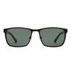 VIVIENFANG Full Metal Green Sunglasses for Men, Polarized UV Protection