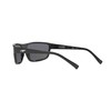 Arnette Men's Borrow Polarized Rectangular Sunglasses, Black, 63 mm
