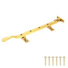 TERF® 250mm Heavy Duty Traditional Victorian Style Polished Brass Window Casement Stay Spoon Style 250mm (10 inch) including Fixing Screw - Pack of 1