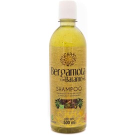Shampoo de Bergamota Reforzado con Batamote 500 ml – Para la Caída del Cabello y Estimula el Crecimiento - Lenico