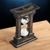 Veronese Design 7 1/8 Egyptian Winged Sun Columns Hourglass Resin