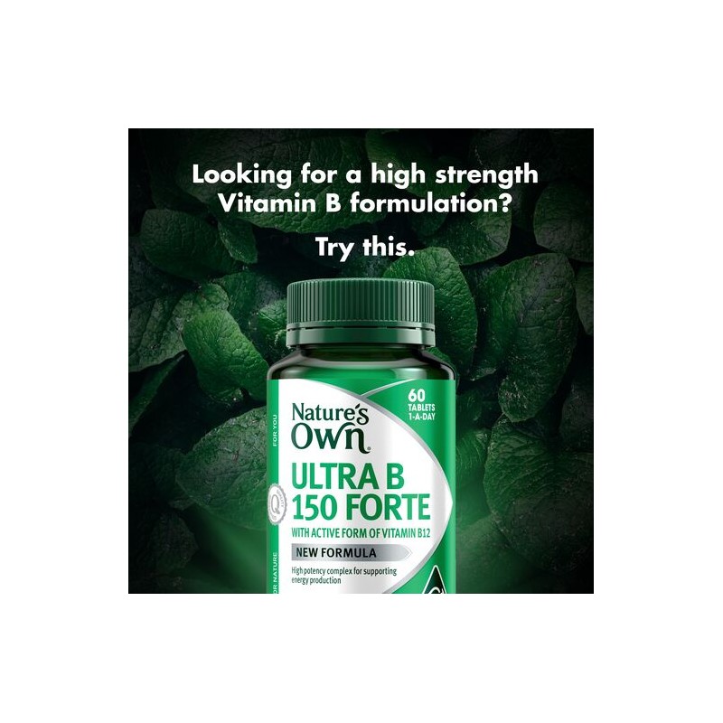 Nature's Own Ultra B 150 Forte 60 Tablets