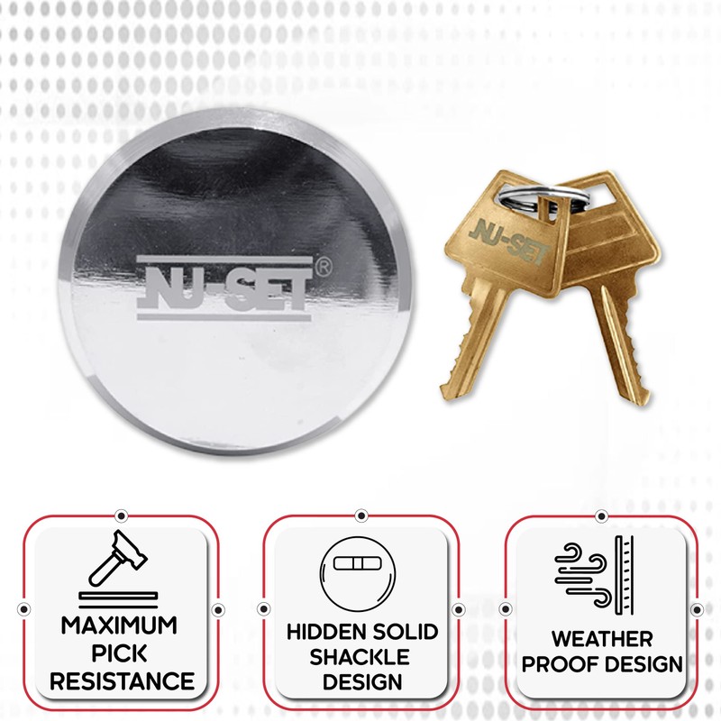 NUSET 2895-3 Water Faucet Lock - Water Spigot Lock for
