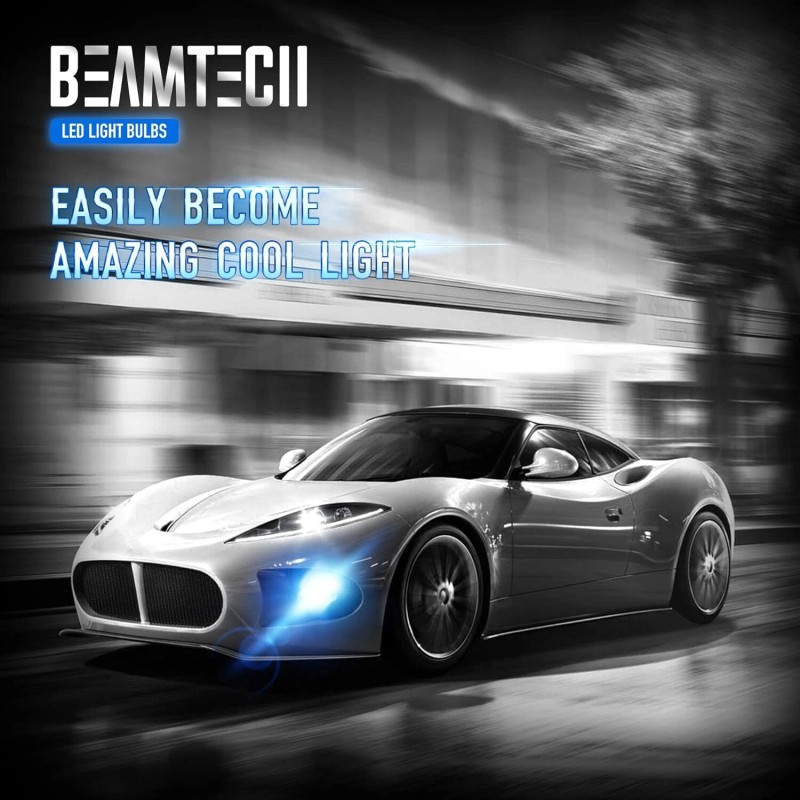 Beamtech H10, 9145, 9140 LED Fog Light Bulbs 30W 800LM