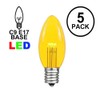 Novelty Lights 5 Pack C9 LED Outdoor String Light Patio