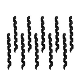 10pcs Bicycle Cable Spiral Protective Cover for Bicycle Wear Resistant Pipe Protection (Black)