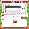 Hillsuren Watermelon Advertising Feather Flag Pole Kit Include 7 ft